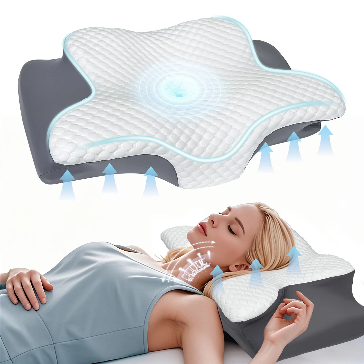Ergonomic Neck Support Pillow