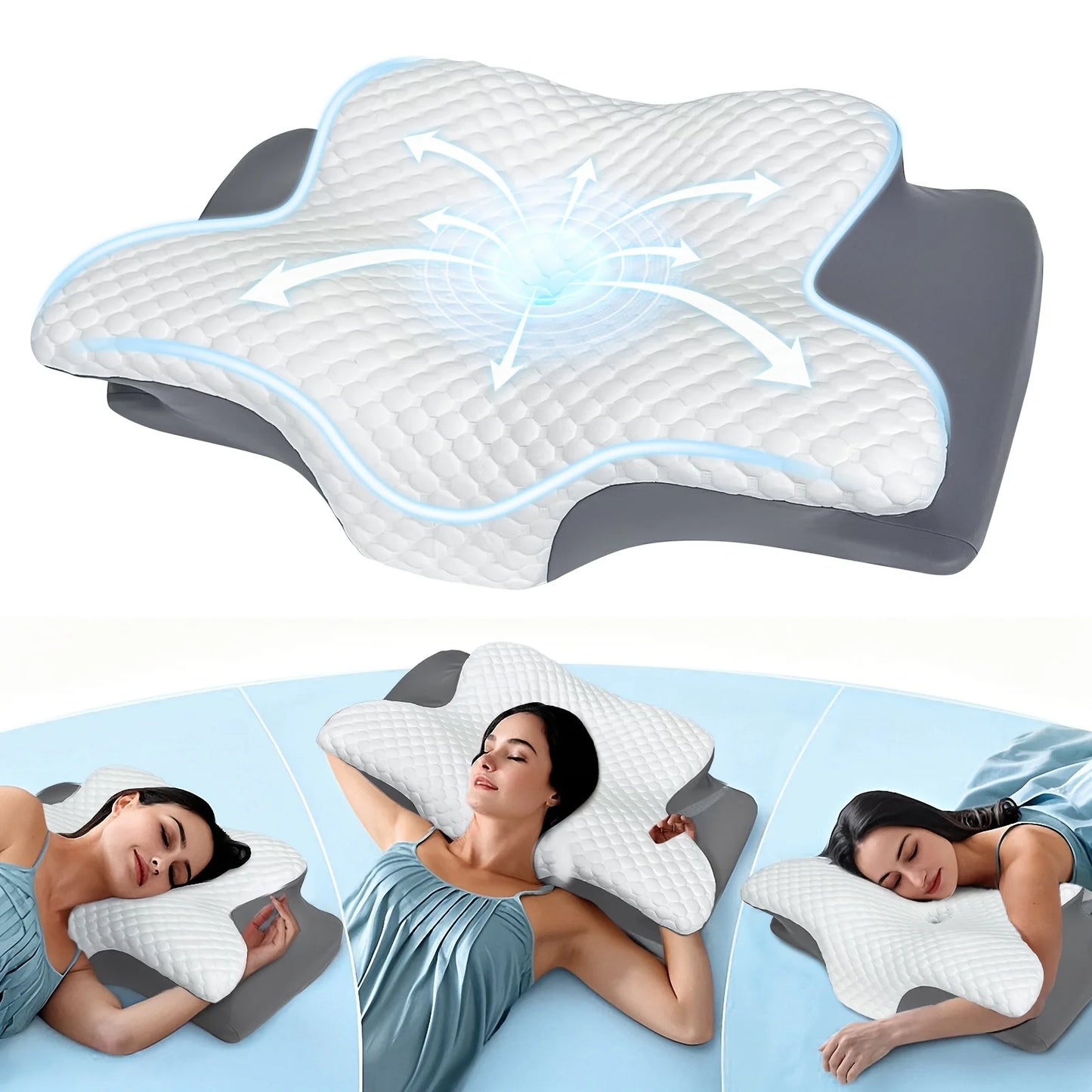 Ergonomic Neck Support Pillow